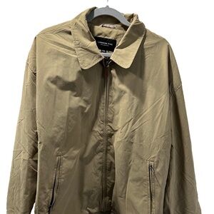 NWT London Fog|Men's Khaki Lightweight Jacket|Size XXL